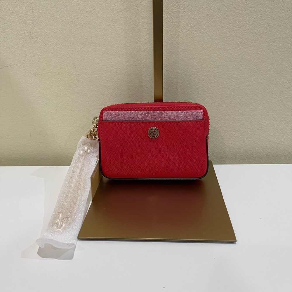 Michael Kors Red and wristlet
